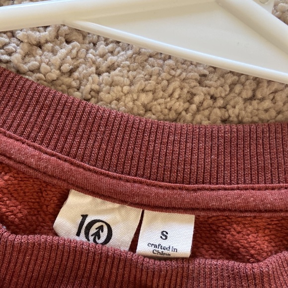 TenTree Crew Neck Sweatshirt Rust S - Picture 3 of 3